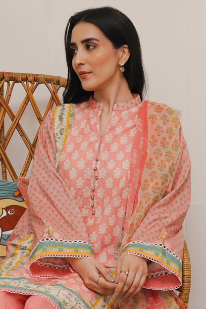 Zellbury | Unstitched 3 Piece Cambric | Shirt Shalwar Dupatta - 0119 Default Title