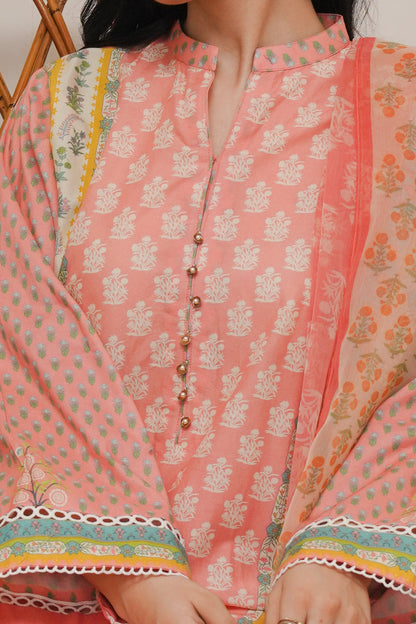Zellbury | Unstitched 3 Piece Cambric | Shirt Shalwar Dupatta - 0119