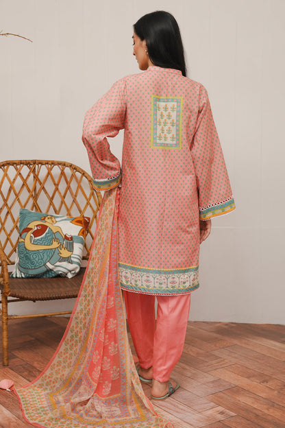 Zellbury | Unstitched 3 Piece Cambric | Shirt Shalwar Dupatta - 0119
