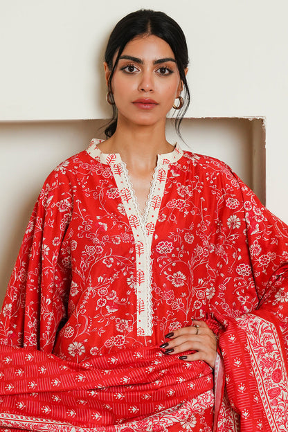 Zellbury | Unstitched 3 Piece Cambric | Shirt Shalwar Dupatta - 0139 Default Title