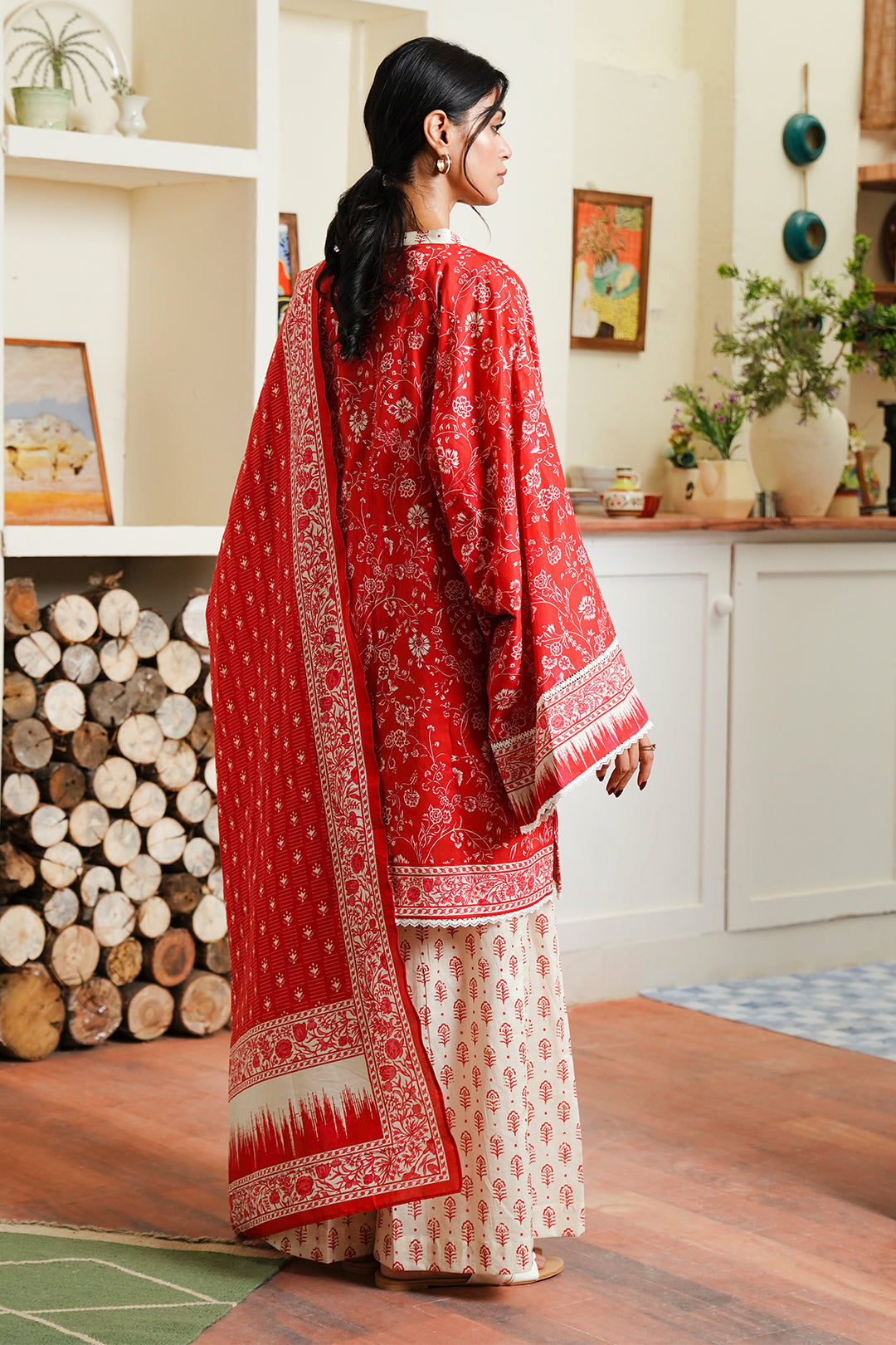 Zellbury | Unstitched 3 Piece Cambric | Shirt Shalwar Dupatta - 0139