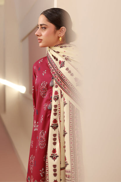 Zellbury | Unstitched 3 Piece Cambric | Shirt Shalwar Dupatta - 0625