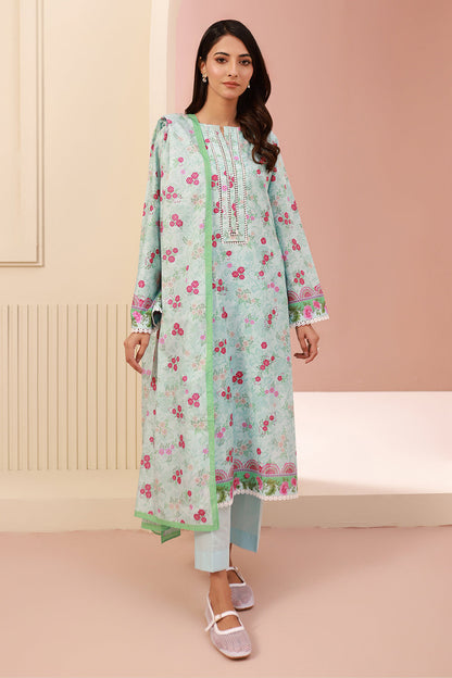 Zellbury | Unstitched 3 Piece Cambric | Shirt Shalwar Dupatta - 0629