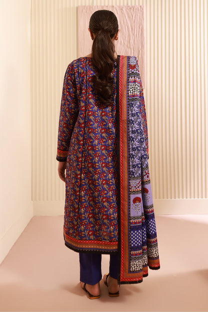 Zellbury | Unstitched 3 Piece Cambric | Shirt Shalwar Dupatta - 0632