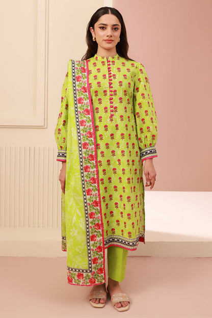 Zellbury | Unstitched 3 Piece Cambric | Shirt Shalwar Dupatta - 0634