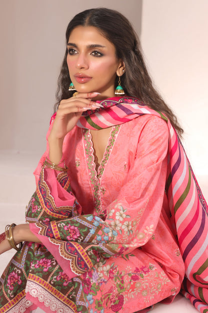 Zellbury | Unstitched 2 Piece Lawn | Embroidered Shirt Dupatta - 1658 Default Title