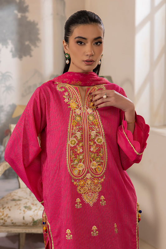 Zellbury | Unstitched 3 Piece Lawn | Embroidered Shirt Shalwar Dupatta - 1116
