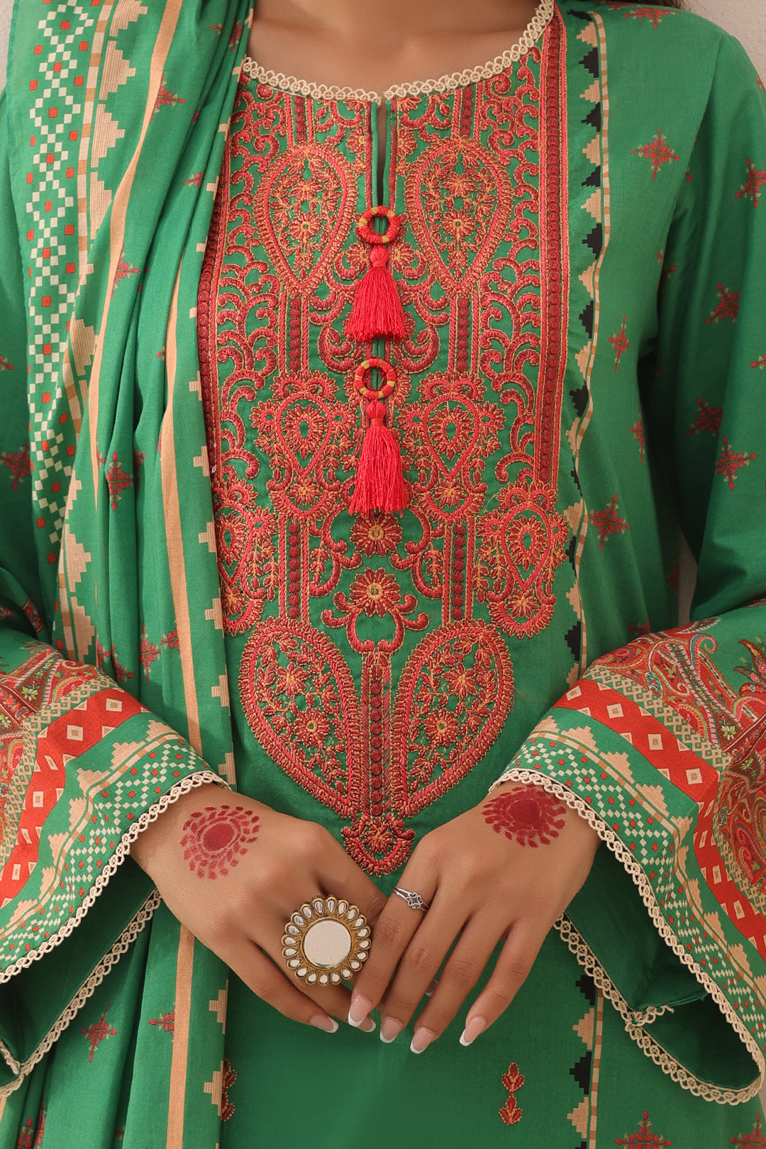 Zellbury | Unstitched 3 Piece Lawn | Embroidered Shirt Shalwar Dupatta - 1247