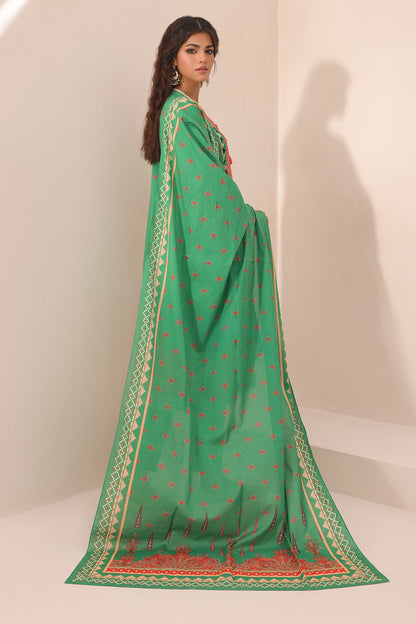 Zellbury | Unstitched 3 Piece Lawn | Embroidered Shirt Shalwar Dupatta - 1247