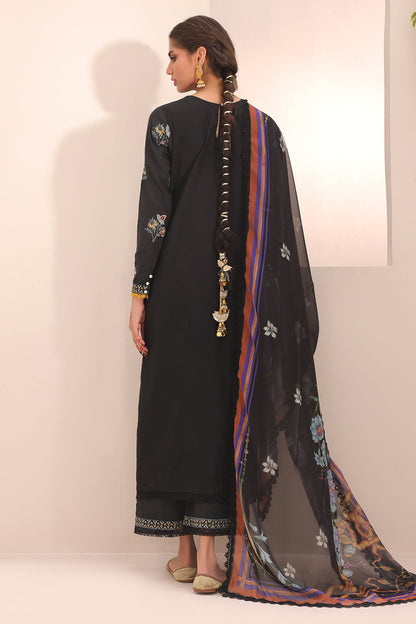 Zellbury | Unstitched 3 Piece Cambric | Embroidered Shirt Shalwar Dupatta - 1547
