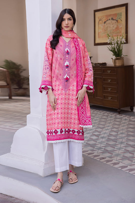 Zellbury | Unstitched 2 Piece Lawn | Shirt Dupatta - 1014