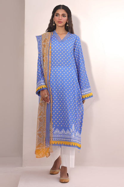 Zellbury | Unstitched 2 Piece Lawn | Shirt Dupatta - 1151