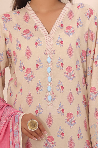 Zellbury | Unstitched 2 Piece Lawn | Shirt Dupatta - 1152