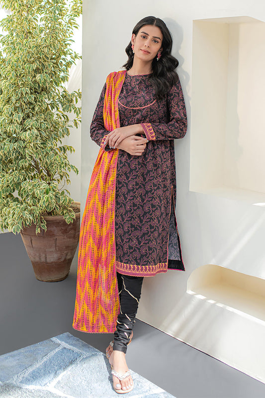 Zellbury | Unstitched 2 Piece Lawn | Shirt Dupatta - 1153