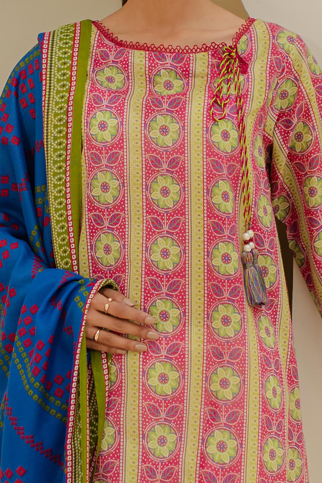 Zellbury | Unstitched 2 Piece Lawn | Shirt Dupatta - 1156