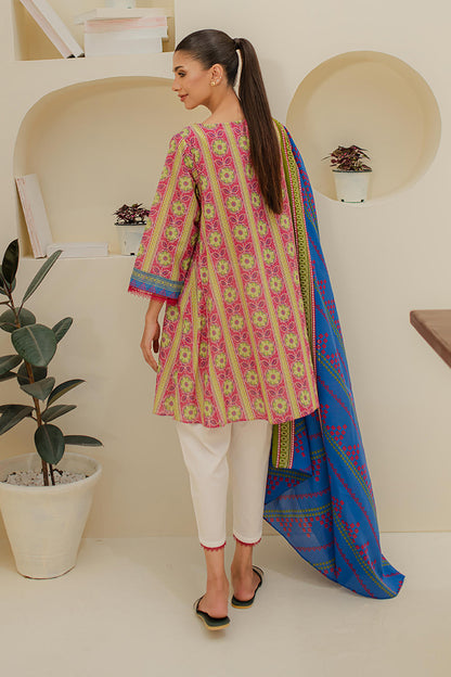 Zellbury | Unstitched 2 Piece Lawn | Shirt Dupatta - 1156