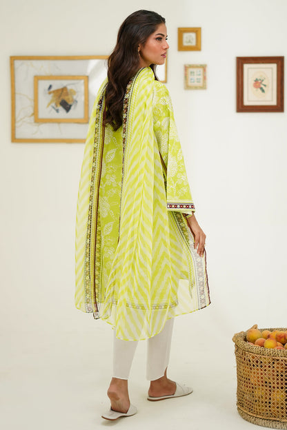 Zellbury | Unstitched 2 Piece Lawn | Shirt Dupatta - 1388
