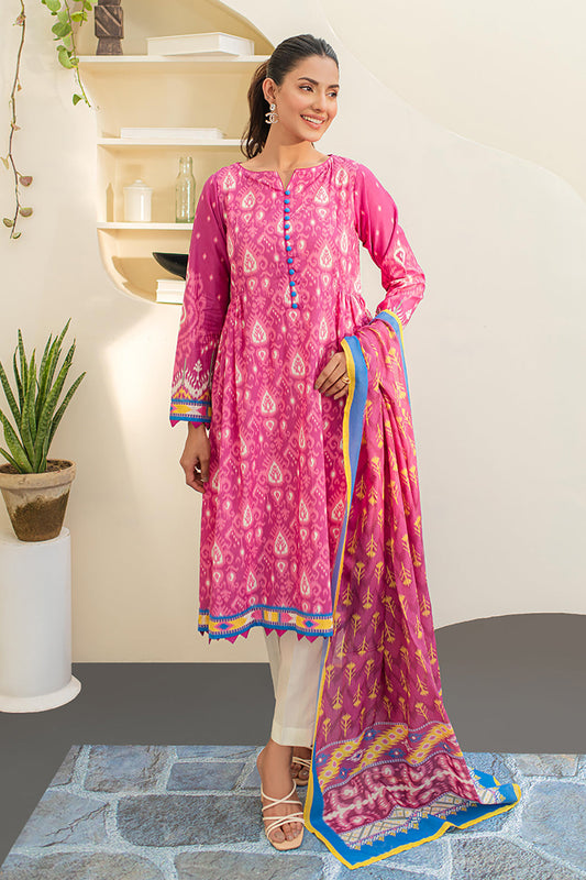 Zellbury | Unstitched 2 Piece Lawn | Shirt Dupatta - 1653