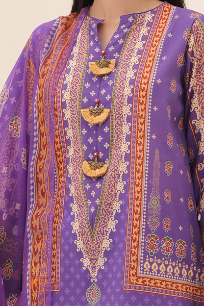 Zellbury | Unstitched 3 Piece Lawn | Shirt Shalwar Dupatta - 1189