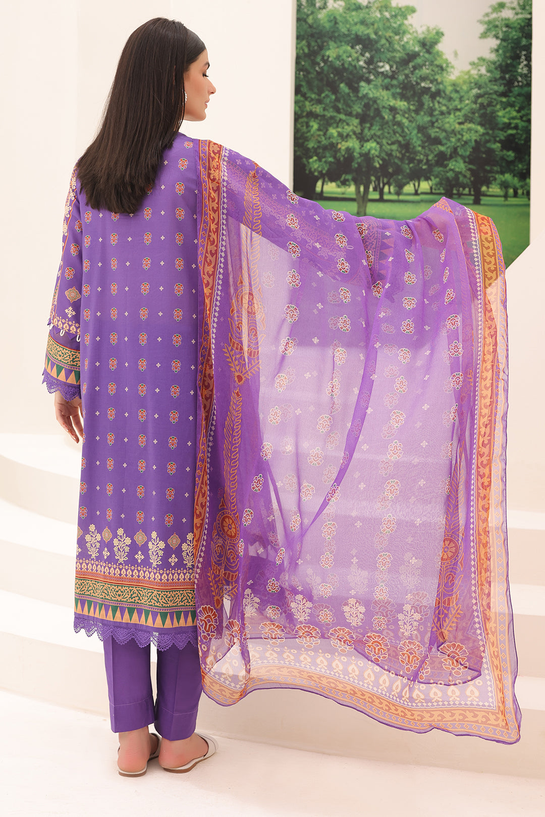 Zellbury | Unstitched 3 Piece Lawn | Shirt Shalwar Dupatta - 1189