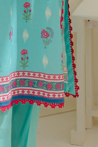 Zellbury | Unstitched 3 Piece Lawn | Shirt Shalwar Dupatta - 1193
