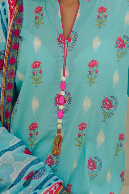 Zellbury | Unstitched 3 Piece Lawn | Shirt Shalwar Dupatta - 1193