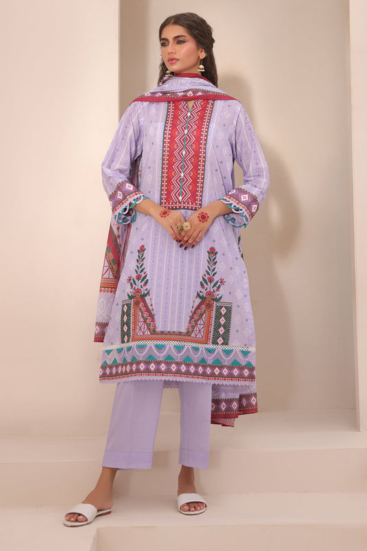 Zellbury | Unstitched 3 Piece Lawn | Shirt Shalwar Dupatta - 1213