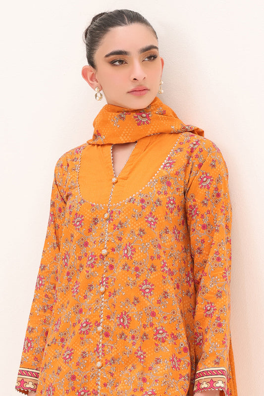 Zellbury | Unstitched 3 Piece Lawn | Shirt Shalwar Dupatta - 1226 Default Title