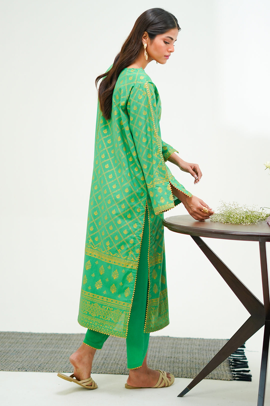 Zellbury | Unstitched 3 Piece Lawn | Shirt Shalwar Dupatta - 1237