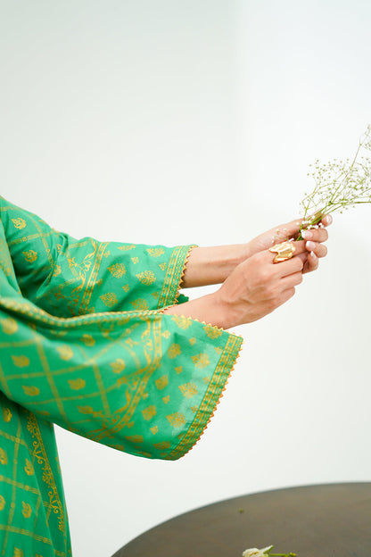 Zellbury | Unstitched 3 Piece Lawn | Shirt Shalwar Dupatta - 1237