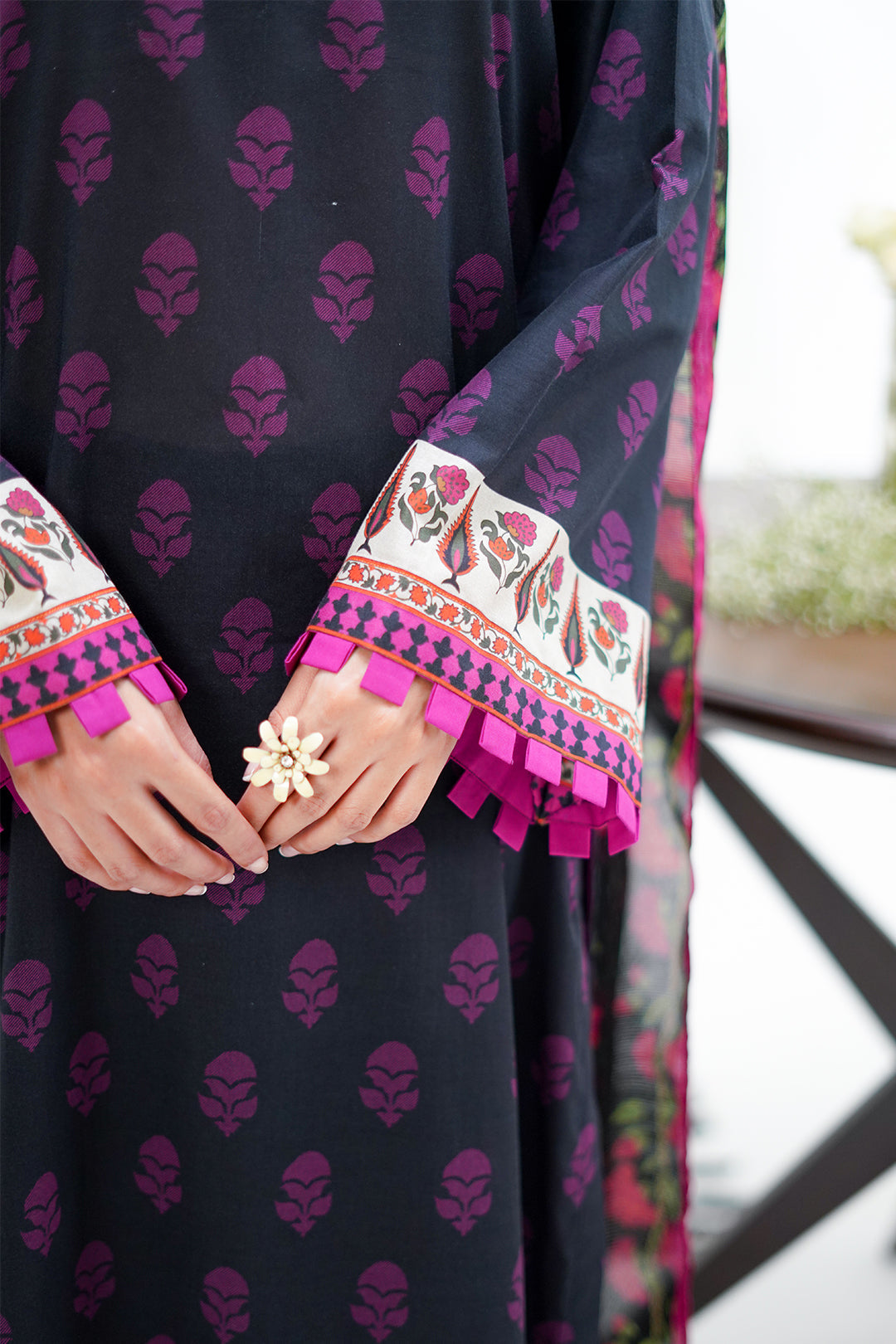 Zellbury | Unstitched 3 Piece Lawn | Shirt Shalwar Dupatta - 1324