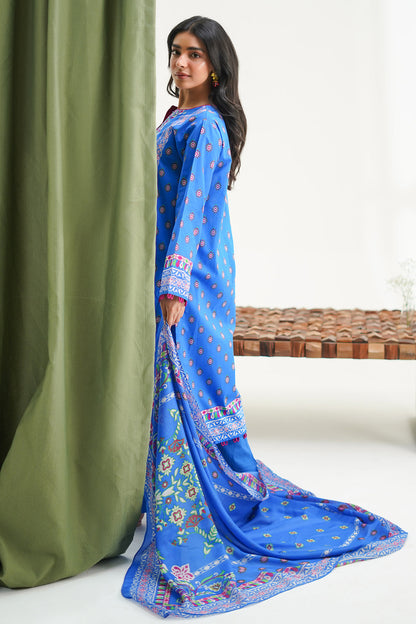 Zellbury | Unstitched 3 Piece Lawn | Shirt Shalwar Dupatta - 1326