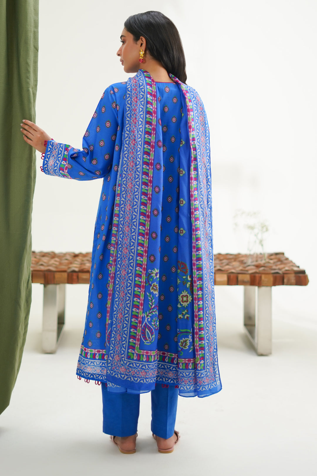 Zellbury | Unstitched 3 Piece Lawn | Shirt Shalwar Dupatta - 1326