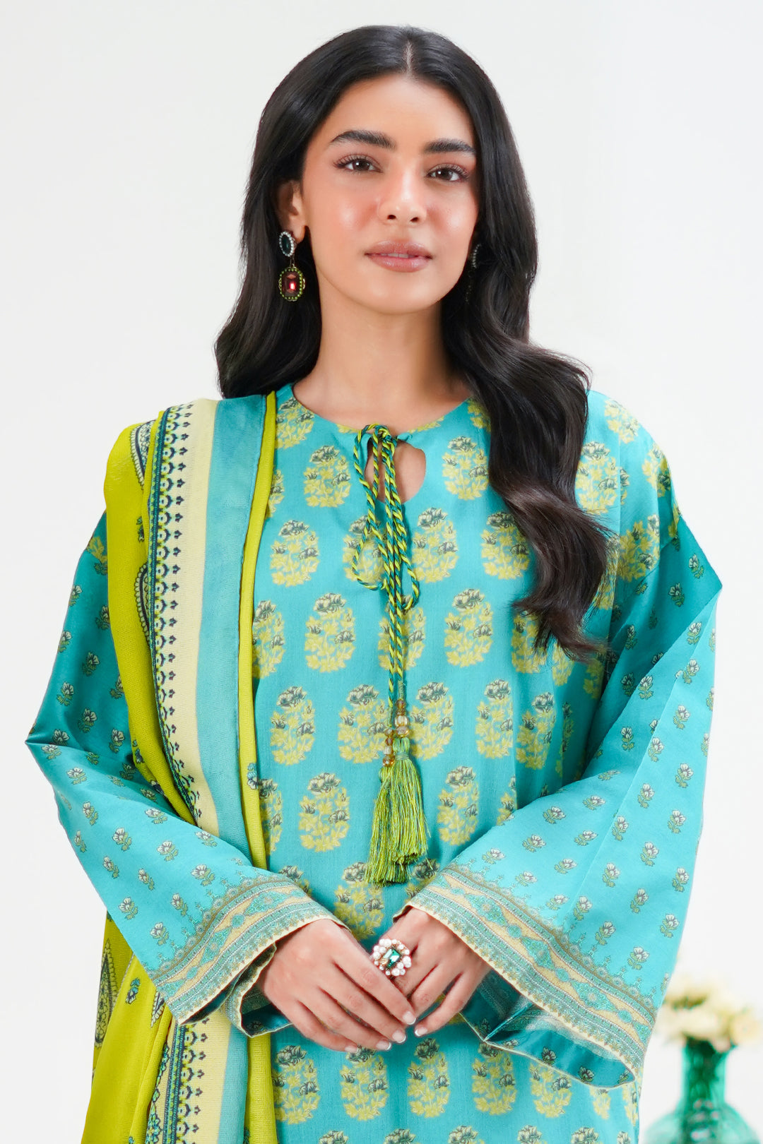 Zellbury | Unstitched 3 Piece Lawn | Shirt Shalwar Dupatta - 1328 Default Title