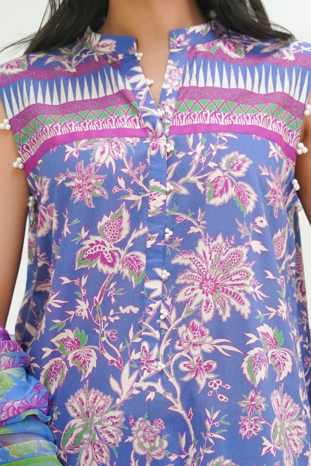 Zellbury | Unstitched 3 Piece Lawn | Shirt Shalwar Dupatta - 1501