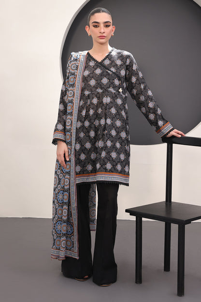 Zellbury | Unstitched 3 Piece Lawn | Shirt Shalwar Dupatta - 1508
