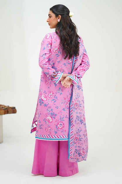 Zellbury | Unstitched 3 Piece Lawn | Shirt Shalwar Dupatta - 1569