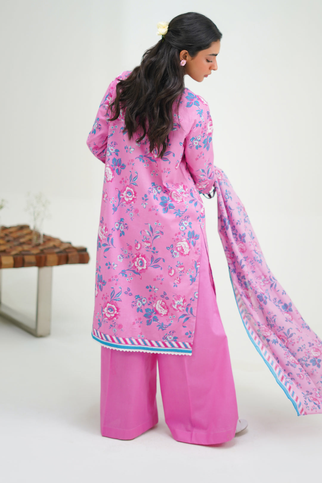 Zellbury | Unstitched 3 Piece Lawn | Shirt Shalwar Dupatta - 1569