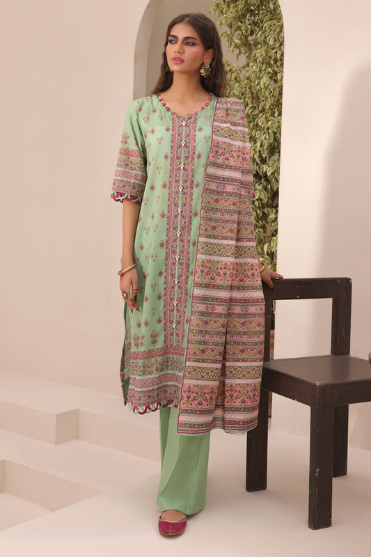 Zellbury | Unstitched 3 Piece Lawn | Shirt Shalwar Dupatta - 1669
