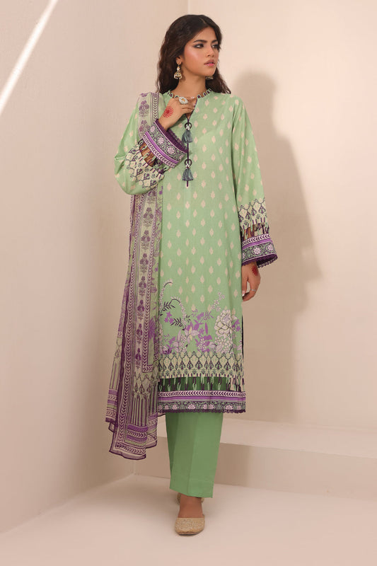 Zellbury | Unstitched 3 Piece Lawn | Shirt Shalwar Dupatta - 1696