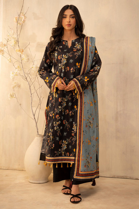 Zellbury | Unstitched 2 Piece Lawn | Shirt Dupatta - 0007