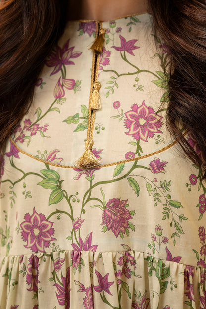 Zellbury | Unstitched 2 Piece Lawn | Shirt Shalwar - 0012