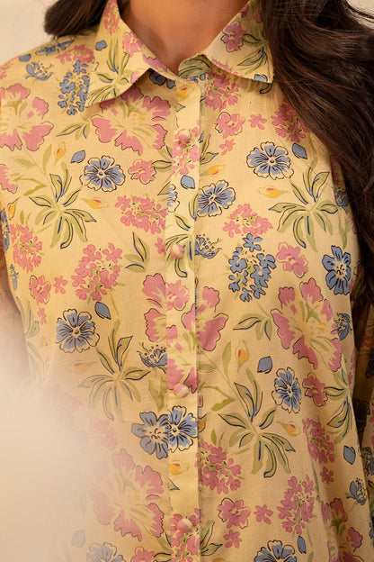 Zellbury | Unstitched 2 Piece Lawn | Shirt Shalwar - 0013