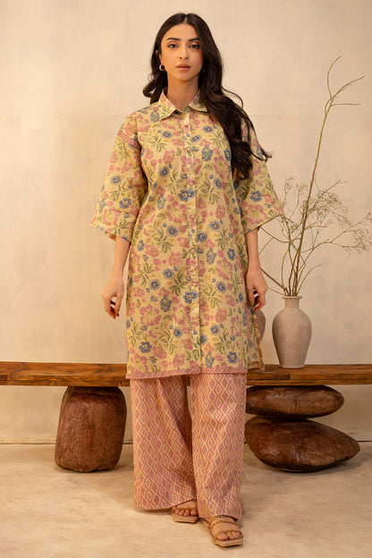 Zellbury | Unstitched 2 Piece Lawn | Shirt Shalwar - 0013