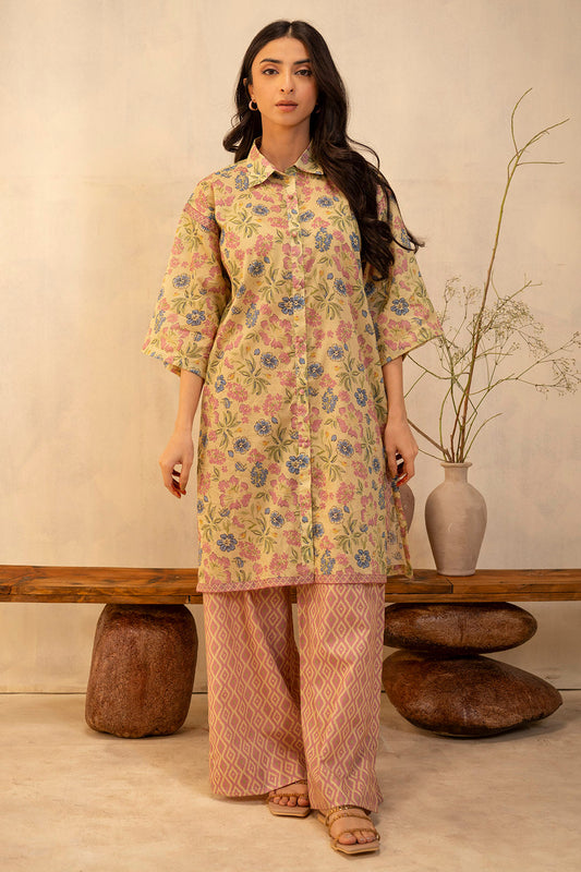 Zellbury | Unstitched 2 Piece Lawn | Shirt Shalwar - 0013