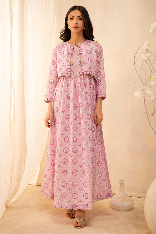 Zellbury | Unstitched 2 Piece Lawn | Shirt Shalwar - 0017