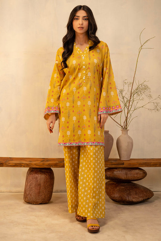 Zellbury | Unstitched 2 Piece Lawn | Shirt Shalwar - 0019
