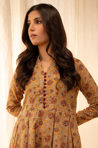 Zellbury | Unstitched 2 Piece Lawn | Shirt Shalwar - 0101 Default Title