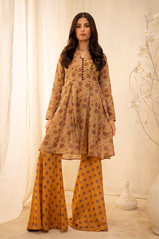 Zellbury | Unstitched 2 Piece Lawn | Shirt Shalwar - 0101