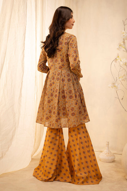 Zellbury | Unstitched 2 Piece Lawn | Shirt Shalwar - 0101